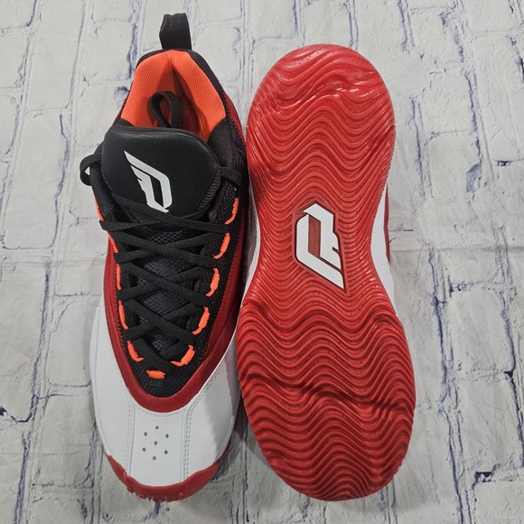 Adidas MENS 9 Dame Certified 2.0 Basketball Shoes Scarlet White Carbon IE9343 - Picture 8 of 10